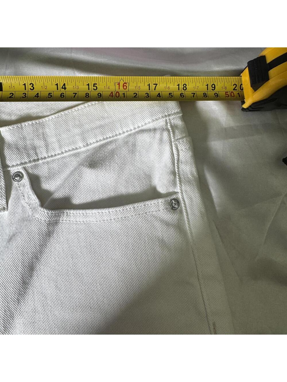 Scotch & Soda Amsterdam High Rise Slim White Jeans Women’s Size 12 NWT Stretch - Picture 7 of 8